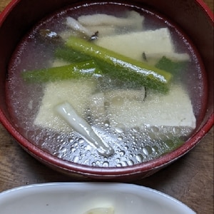 生姜と豆腐スープ Ginger&Tofu Soup